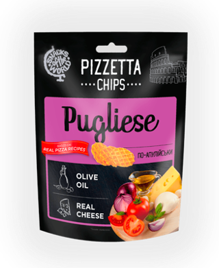 Pizzetta chips Apulian style, 70 gr.