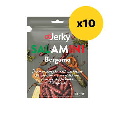 SALAMINI Bergamo (pork\beef), 85 gr.