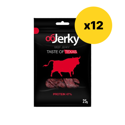ObJerky Яловичина техаська в'ялена, 12 x 25 гр.