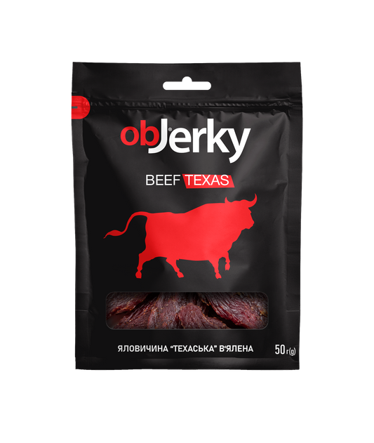 ObJerky Beef Texas, 50 gr.