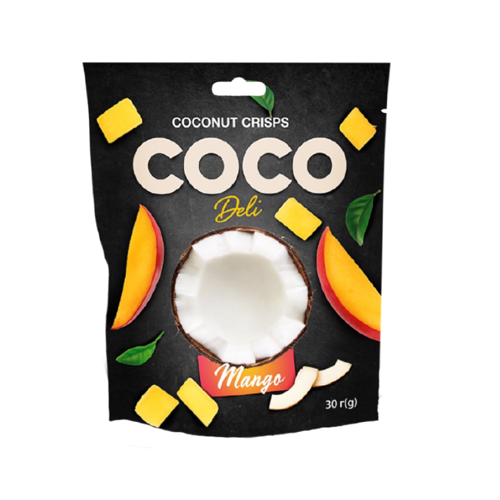 Кокосові чипси Coco Deli манго, 30 гр.
