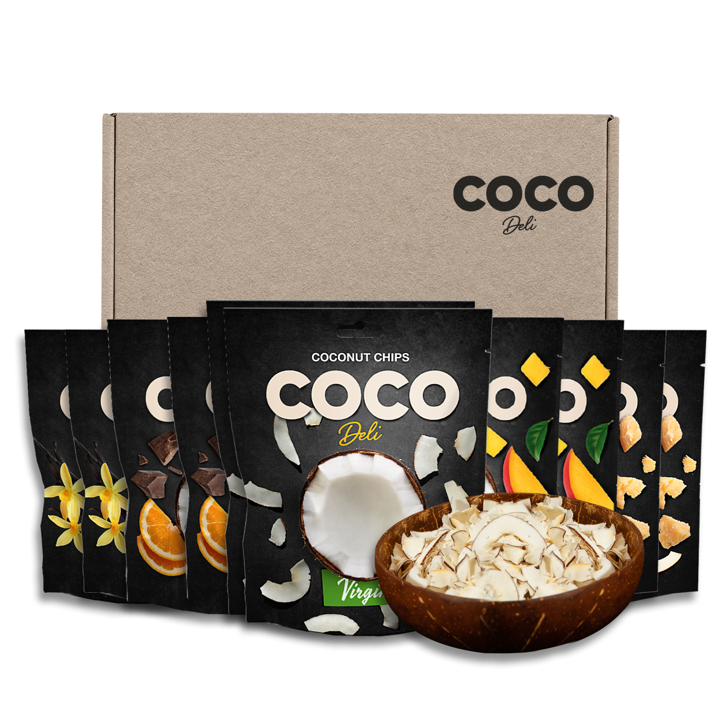 Набір кокосиків + кокосова чаша в подарунок!