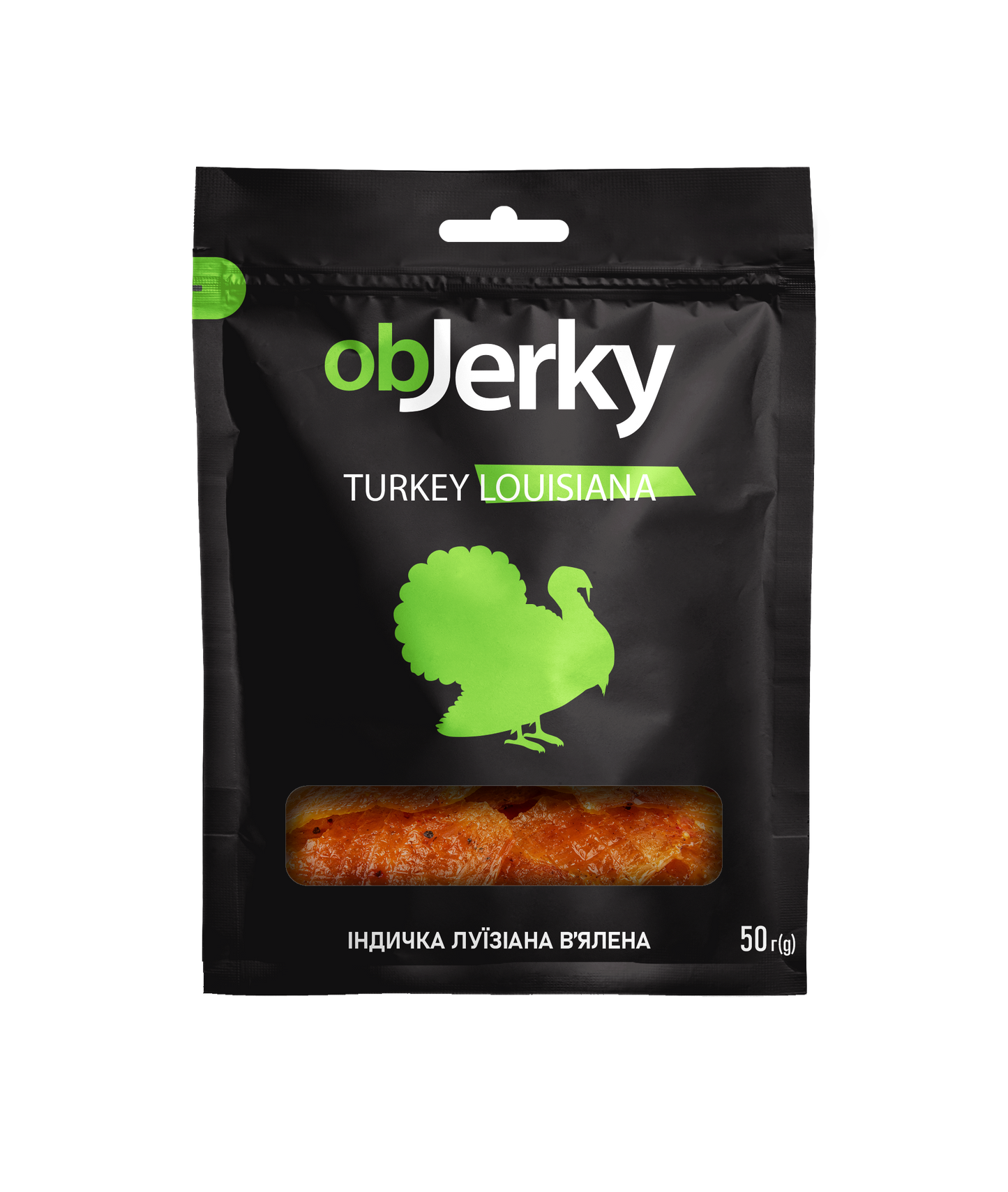ObJerky Індичка Луізіана в'ялена для наших Героїв, 50 гр.