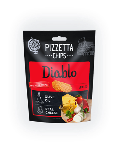 Pizzetta chips Diablo, 70 гр.